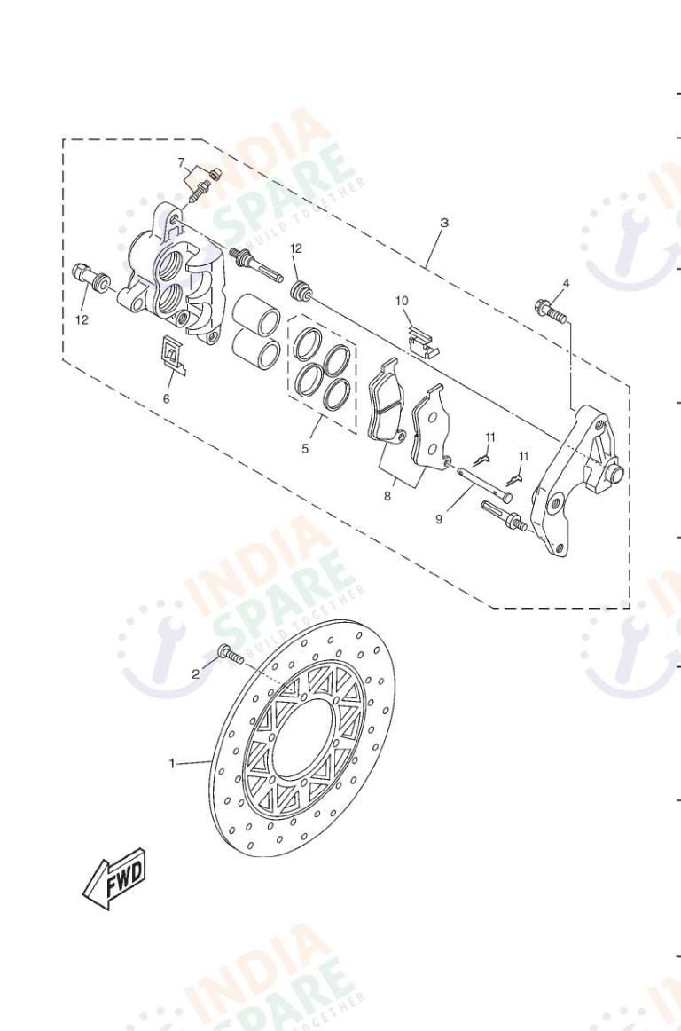 FRONT BRAKE CALIPER